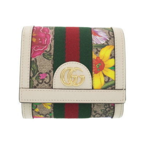 Gucci Ophidia GG Flora Wallet Bifold - Picture 1 of 5